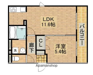 セレンディピティ【303号室】の間取り
