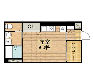 エヌエムトラントユイット【205号室】の間取り