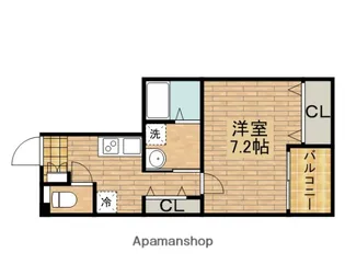 エヌエムトラントユイット【107号室】の間取り