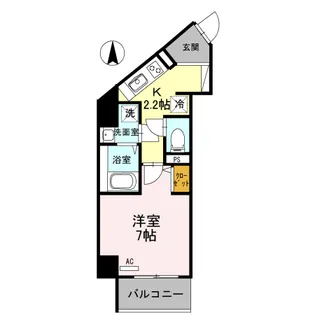 プリメーロ 66【207号室】の間取り