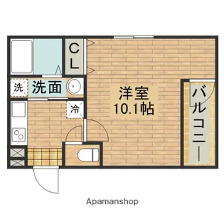 フジパレス堺浅香【105号室】の間取り