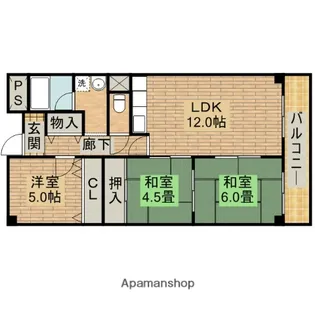 アーバンコート中もず【2階】の間取り