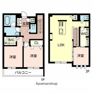 FELISEED 三国ヶ丘【205号室】の間取り