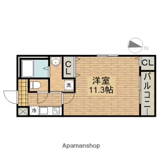 フジパレス堺もずⅡ番館【205号室】の間取り
