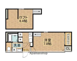 プランドールLEI【101号室】の間取り