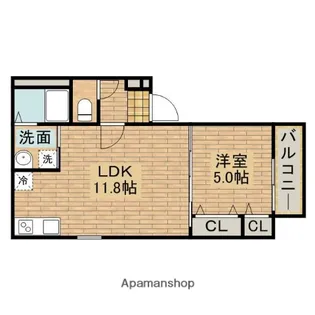 フジパレス堺東Ⅲ番館【103号室】の間取り