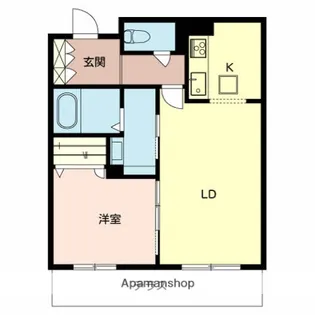 シャーメゾン アラ ブランコ【103号室】の間取り