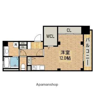 LS RESIDENCE NAKAMOZU【201号室】の間取り