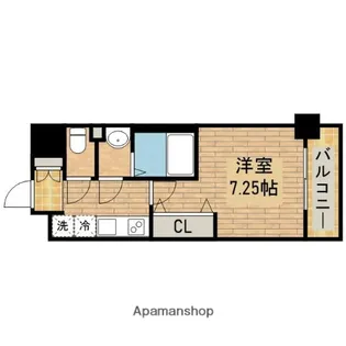 LUXEなかもず【605号室】の間取り