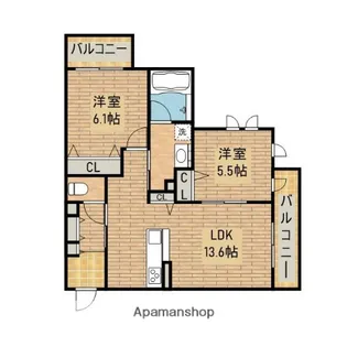 シャーメゾン フィグ【3階】の間取り