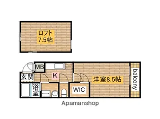 フジパレス黒土【210号室】の間取り