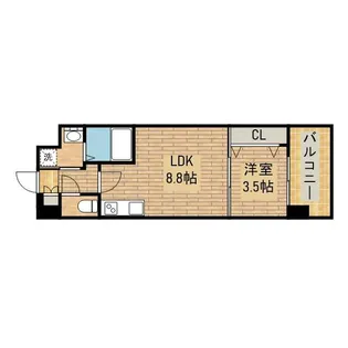 レクシア堺東【603号室】の間取り