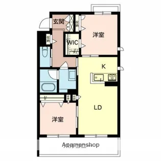 リヴェール【203号室】の間取り