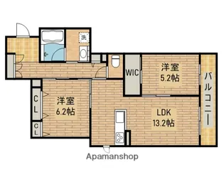 グランメゾンS【2階】の間取り