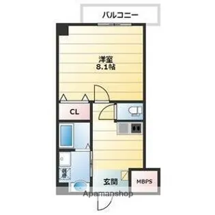 エヌエムスワサントオンズサウス【3FA号室】の間取り