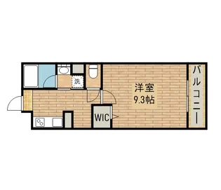 フォレストガーデン北花田【103号室】の間取り
