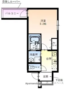 フジパレス堺南島【102号室】の間取り