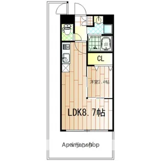 オリエンテム宿院南【501号室】の間取り