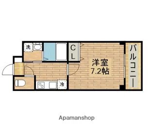 アイディール三国ヶ丘Ⅱ【105号室】の間取り
