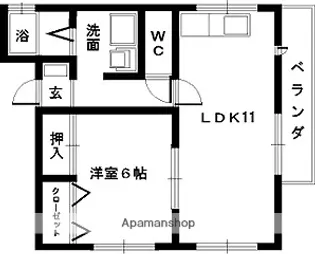 パールハイツ【302号室】の間取り