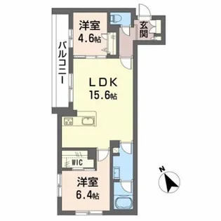 シャーメゾン クラシエスト【303号室】の間取り