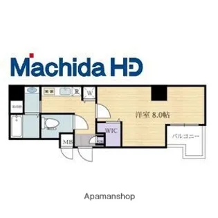 1Kの間取り画像