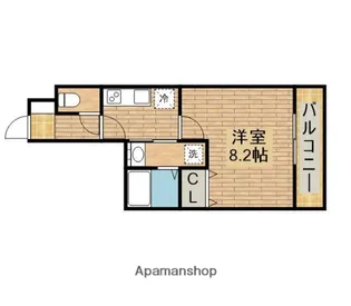 リレックス緑ヶ丘中町【307号室】の間取り