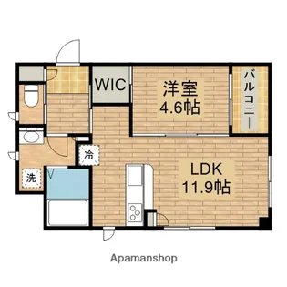 MON MAISONK十【501号室】の間取り