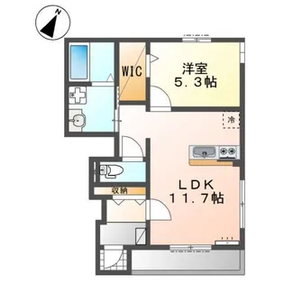 SCHAAN CARTER【102号室】の間取り