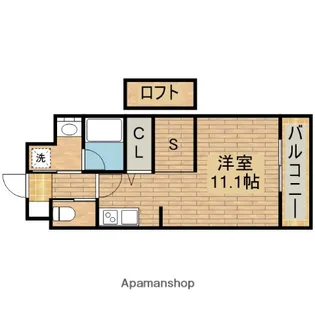 W.O.B. SAKAI【302号室】の間取り