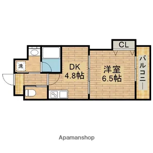W.O.B. SAKAI【802号室】の間取り