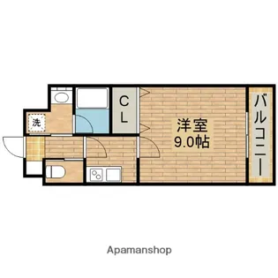W.O.B. SAKAI【803号室】の間取り
