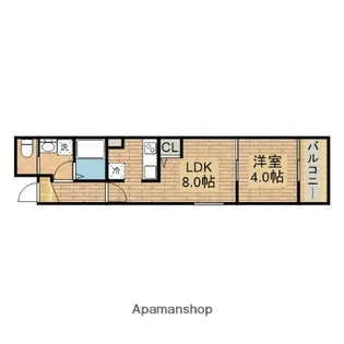 LOVE IT堺東【302号室】の間取り