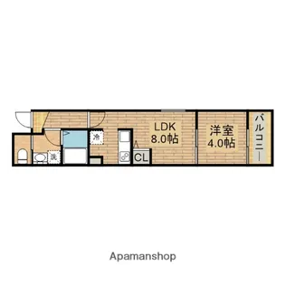 LOVE IT堺東【303号室】の間取り