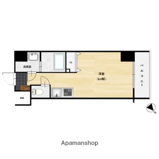 ルミノーサ堺【305号室】の間取り