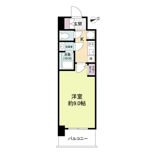 ARTIZA堺東【404号室】の間取り