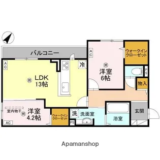 パサログランデ百舌鳥本町3丁【3階】の間取り