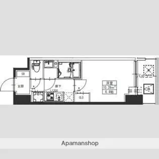 S−RESIDENCE堺湊駅前AZURE【402号室】の間取り