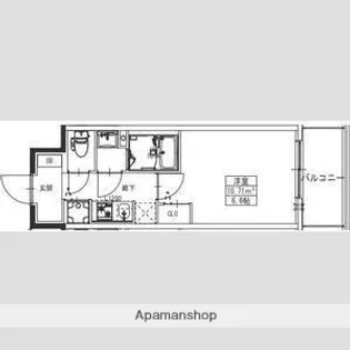 S−RESIDENCE堺湊駅前AZURE【904号室】の間取り