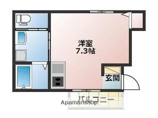 HAFEZ西湊【201号室】の間取り