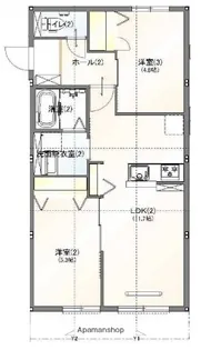 ハイムメゾン プルミエ【1階】の間取り