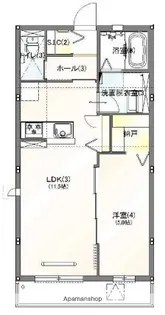 ハイムメゾン プルミエ【301号室】の間取り