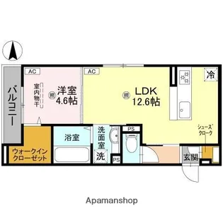 パサログランデ北長尾【302号室】の間取り