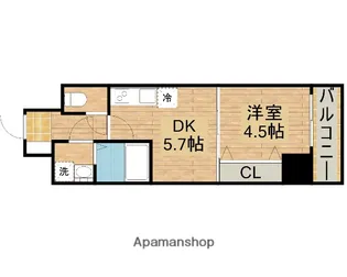 ARCA堺綾之町【4階】の間取り
