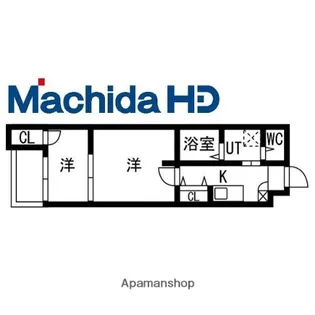 シーエムアンイースト【1階】の間取り