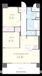 アトリエール堺寺地町【905号室】の間取り