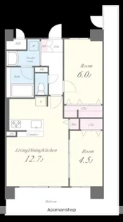 アトリエール堺寺地町【901号室】の間取り