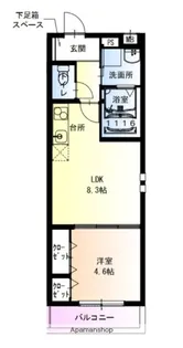 フジパレス百舌鳥駅東【3階】の間取り