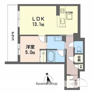シャーメゾン東雲【303号室】の間取り