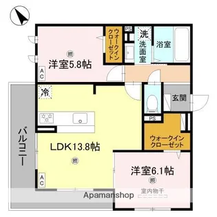 Porto Sereno【3階】の間取り